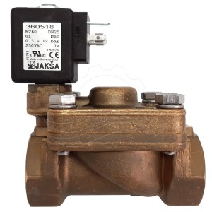 Jakša M260 mágnesszelep 0,3-12bar G1'' NBR 230V AC (360518)