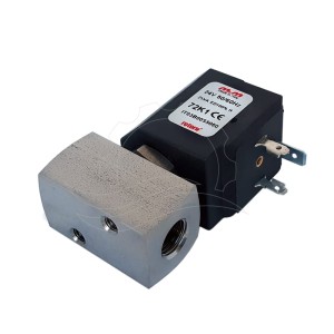 M&M D299DRC1 mágnesszelep 0-200bar G1/4'' rubin 24V AC