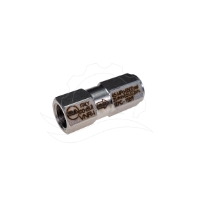 PA G1/4''F-G1/4''F rozsdamentes acél visszacsapó szelep