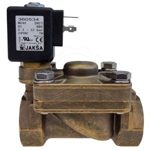 Jakša M260 mágnesszelep 0,3-12bar G1'' NBR 24V AC (360534)