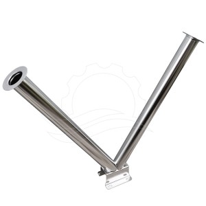 Tárolódoboz dupla álló lándzsához, V típus, 60mm (talppal)