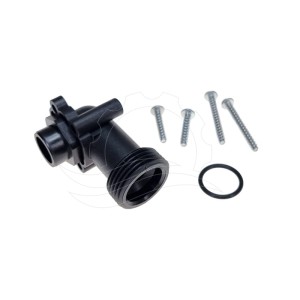 A Bürkert 6227 PA kollektor G3/4''M alsó csatlakozása