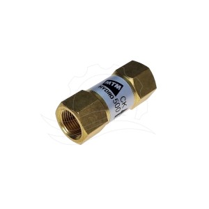 MTM visszacsapó szelep G3/8''F-G3/8''F sárgaréz