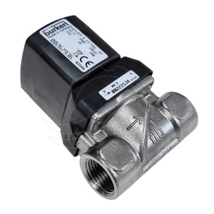 Bürkert 6213 mágnesszelep 0-10bar DN13 G1/2'' FKM VA 24V DC