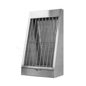 Egyoldalas szőnyegverő 46x81x27cm (inox)