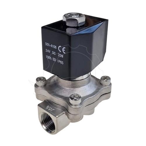 Elektrozawór D01-4106 NC 0-10bar G1/2'' EPDM 24V DC